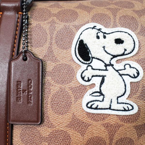 COACH（コーチ） バッグ スヌーピー ピーナッツ コラボ ボストンバッグ