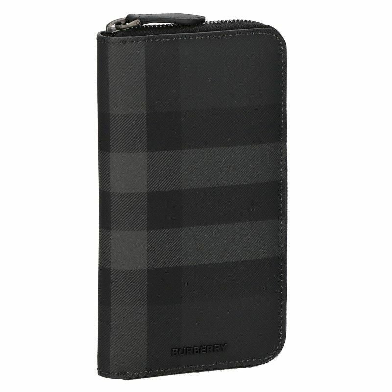 BURBERRY バーバリー 長財布 メンズ レグジグ チャコールチェック
