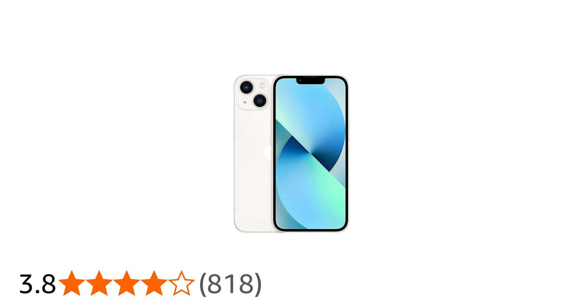 Amazon | 【整備済み品】 Apple iPhone 13 128GB スターライト SIM