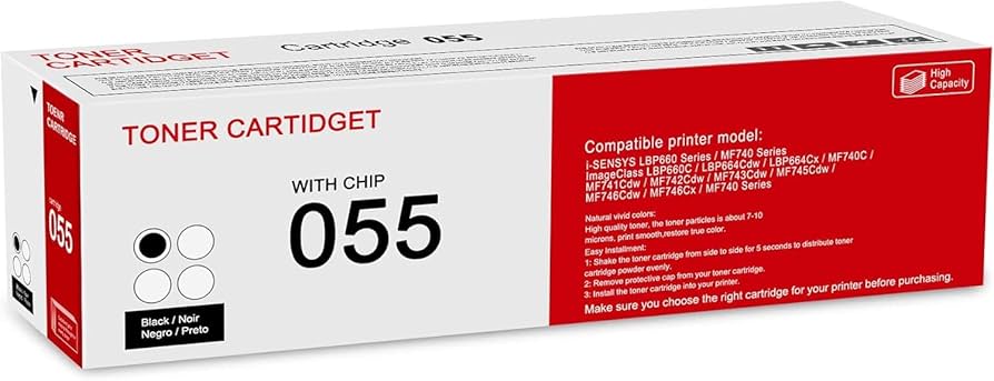 Amazon.co.jp: 1パック 055 3016c001 ブラックトナーカートリッジ CRG