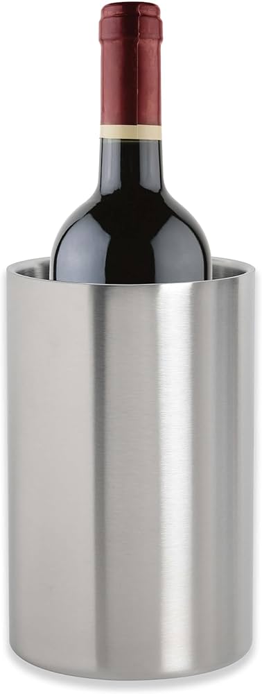 Amazon | KURASHI ワインクーラー 卓上 ステンレス 二重構造