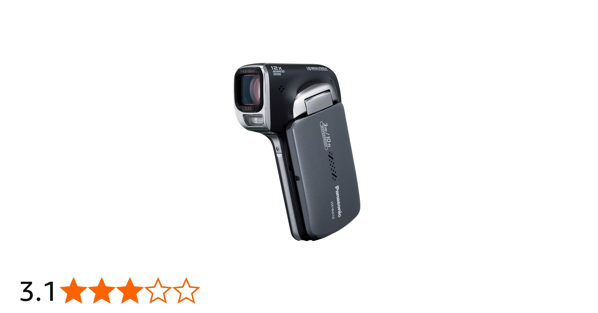 Amazon.co.jp: パナソニック 防水デジタルムービーカメラHX-WA10 サン