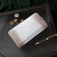 Amazon | [ズー] 財布 長財布 ヒマラヤクロコダイル革 ラウンド