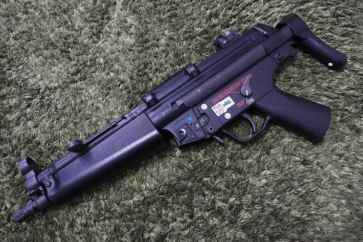 東京マルイ MP5】不動の電動ガンに自作の小型FET基板を取り付けました