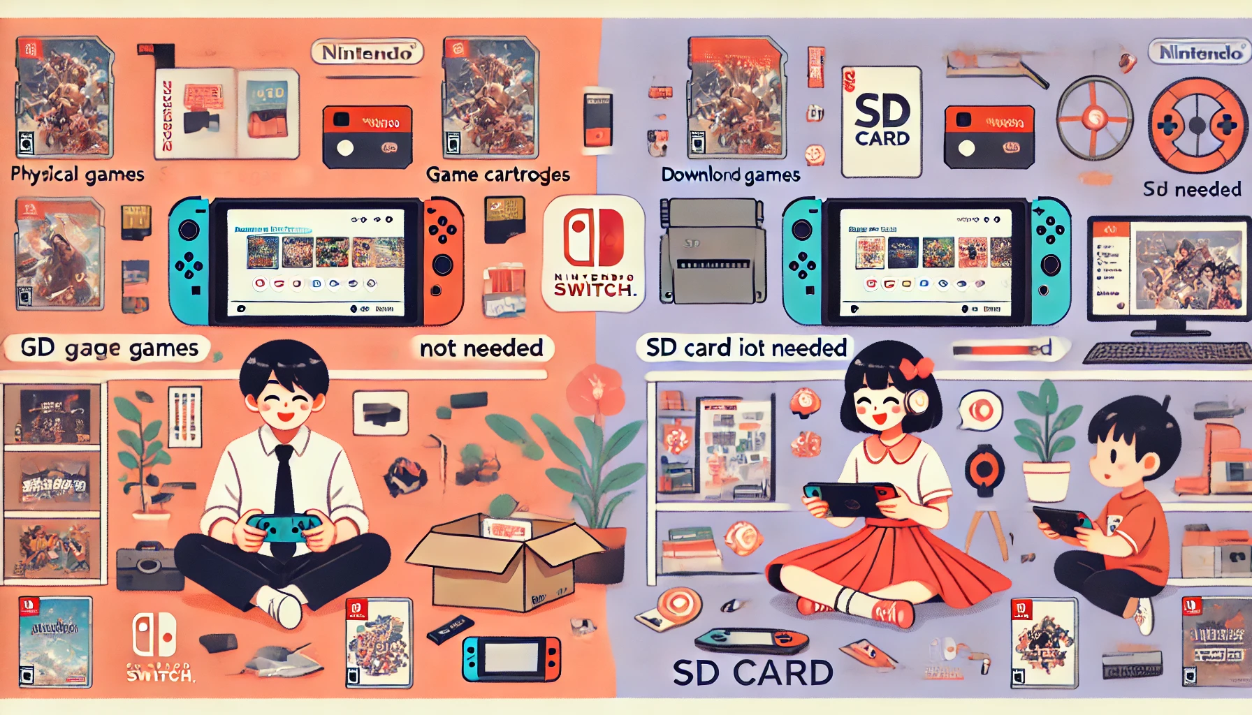 Switch2にSDカードが必要かを遊び方別に徹底解説！ | ポータブル家電