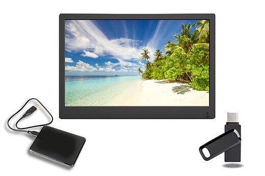 様々な場面で活躍する14インチ地上デジタルテレビ「OVER TIME® 14.1