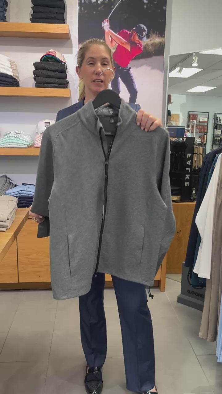 Sequoia Full Zip Jacket - Smoke Heather | Greyson Clothiers – Q