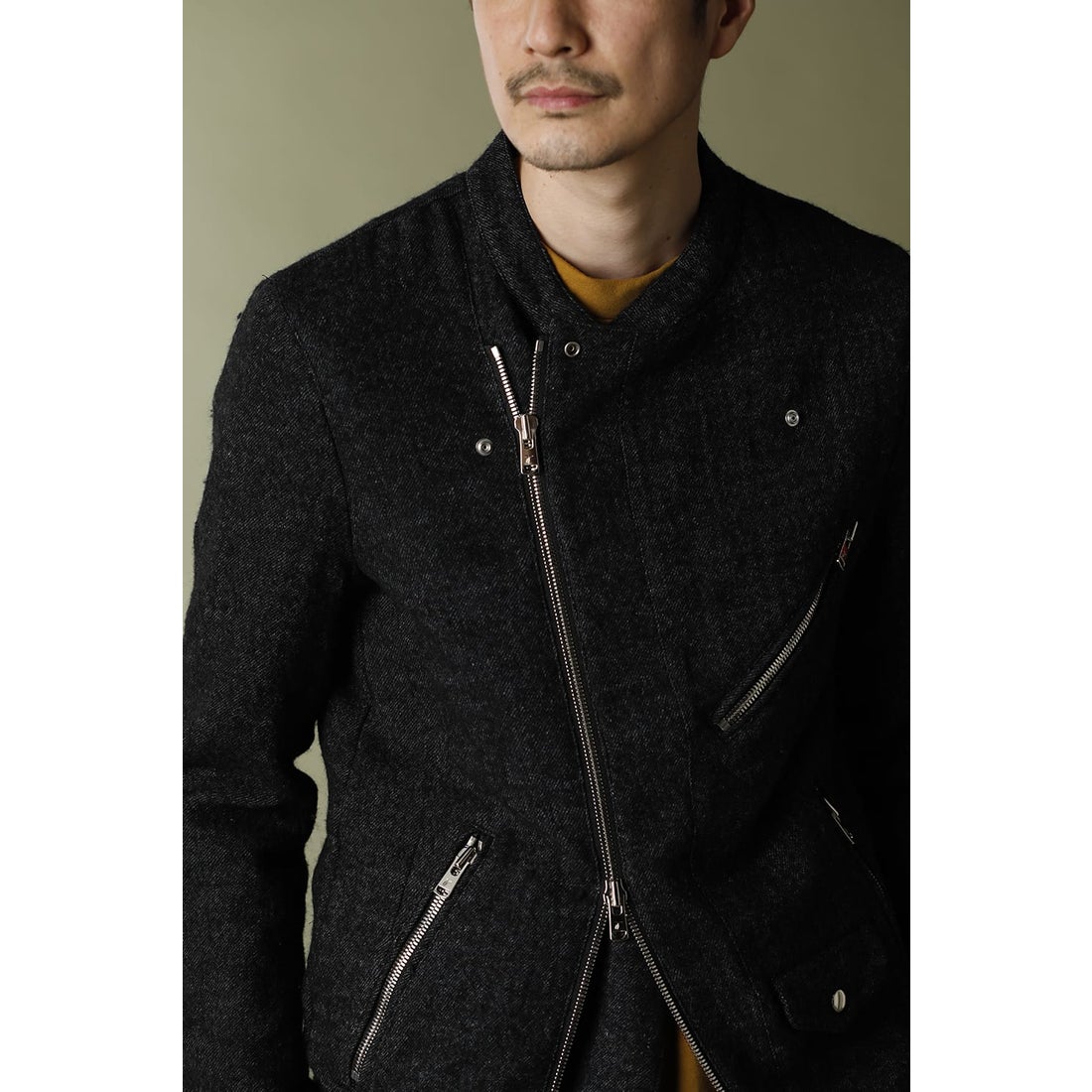 リップヴァンウィンクル RIPVANWINKLE WOOL JERSEY RIDERS （T.BLACK