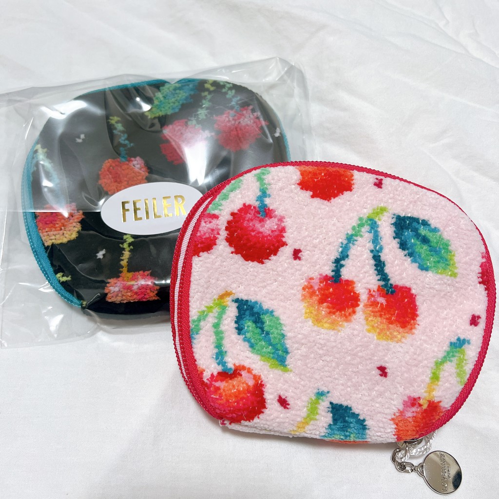 チェリードット アクセサリーポーチ L/CRD-253050(ブラック): LOVERARY