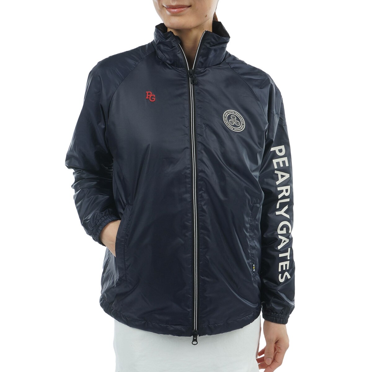 ミニリップ フルジップブルゾン レディス(アウター(ブルゾン、ウインド