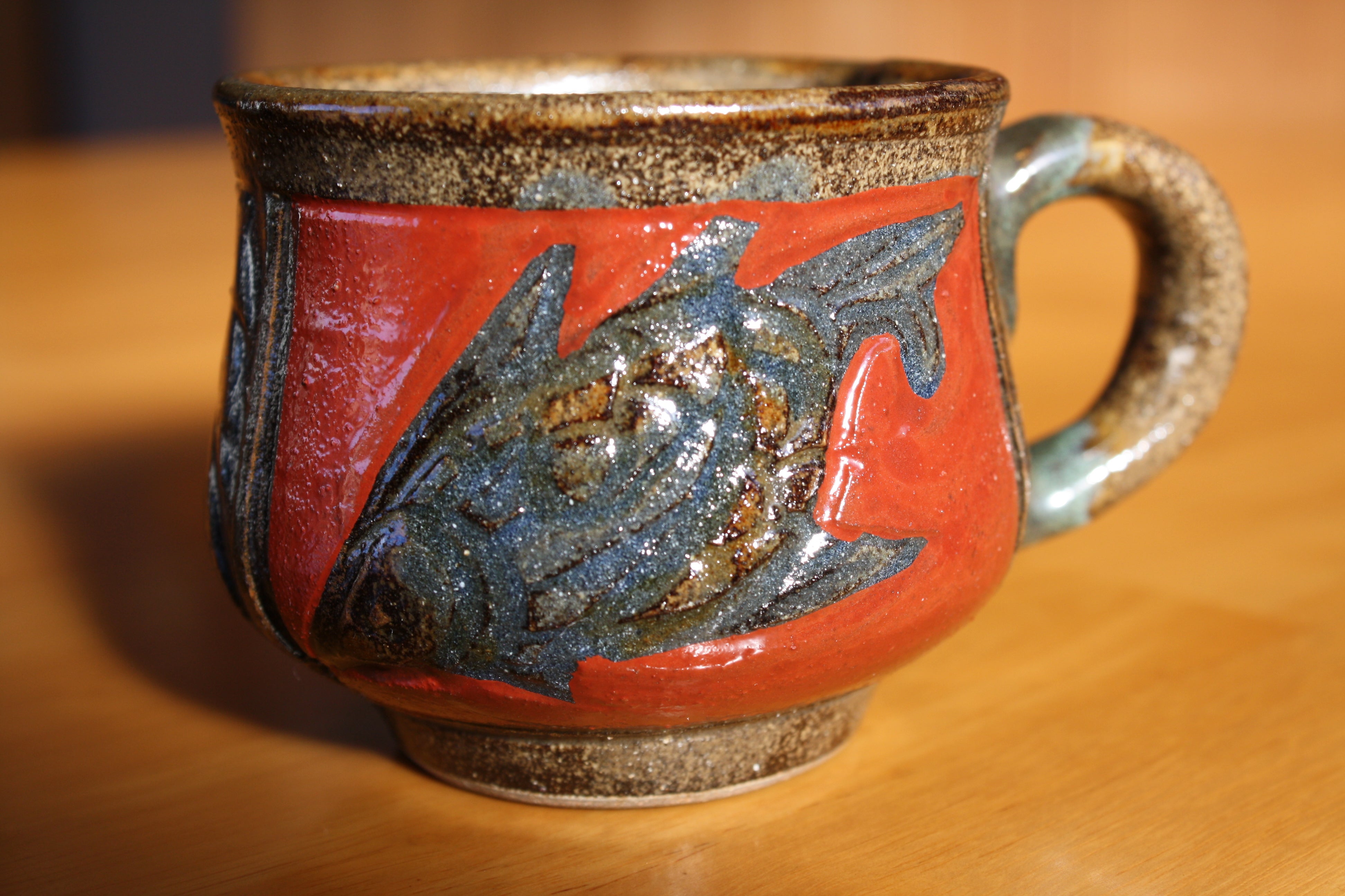 沖縄の器①・壷屋焼（その1）・清正陶器・・・・・コーヒーカップの