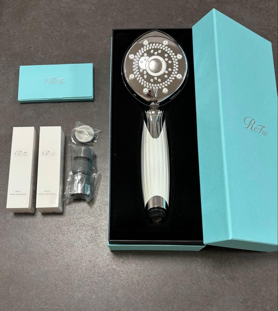 リファ ファインバブルピュア シャワーヘッド + カートリッジ新品付き 7740067.jpg