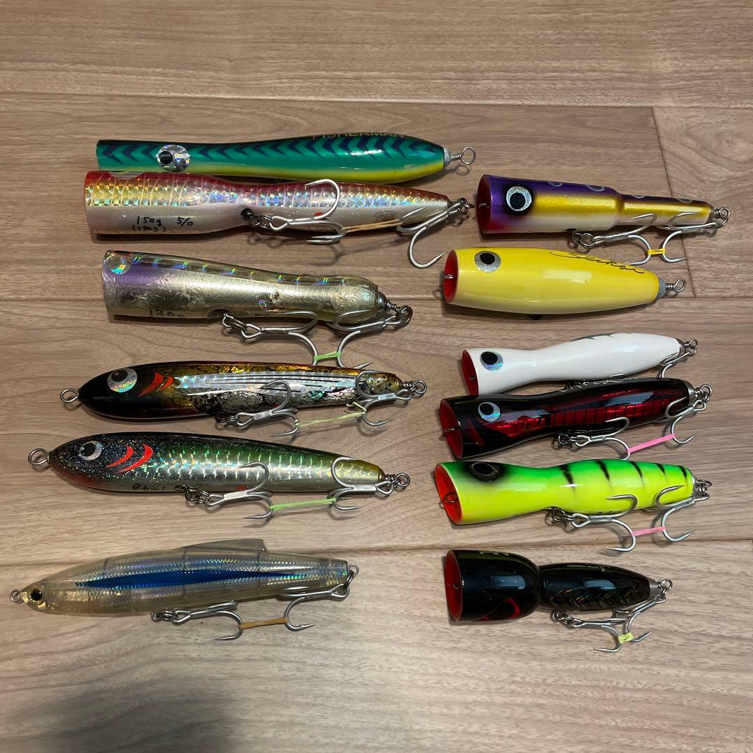 オフショア　キャスティング　ルアー　セット　マグロ　GT ハンドメイドルアー日本未販売17cm 40g フローティングGTマグロぶり