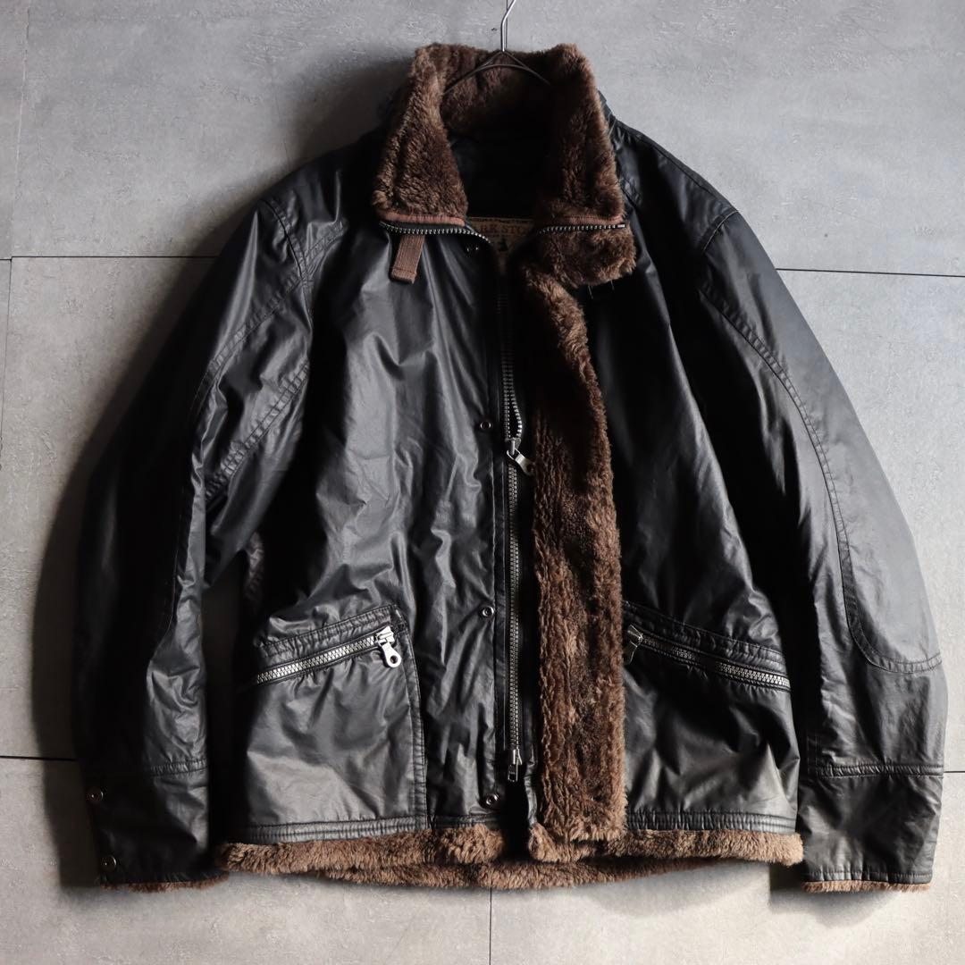 00s archive ファーフライトジャケット 黒色 テック noill 00s archive PPFM ギミック ファー ジャケット 黒 Y2K｜Yahoo!フリマ