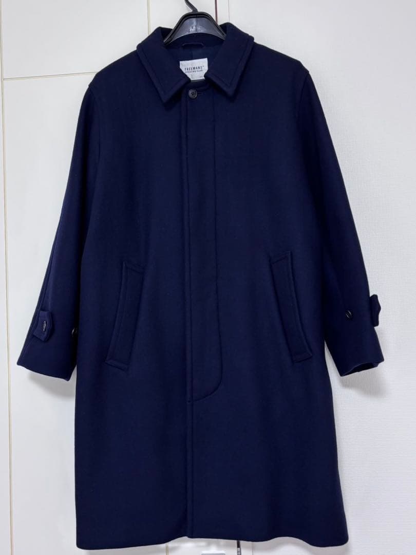 <最終価格>(美品)バルマカーンコートFSC スーパー140メルトンバルマカーンコート｜SOÉJU k - SOÉJU online store