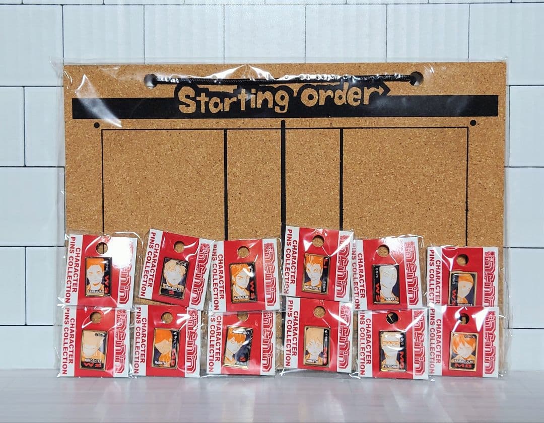 ハイキュー!!　５周年記念ピンズ＆コルクボード シャープ公式通販】 ハイキュー!! ピンズ／日向・影山 ゆるパレット|UL