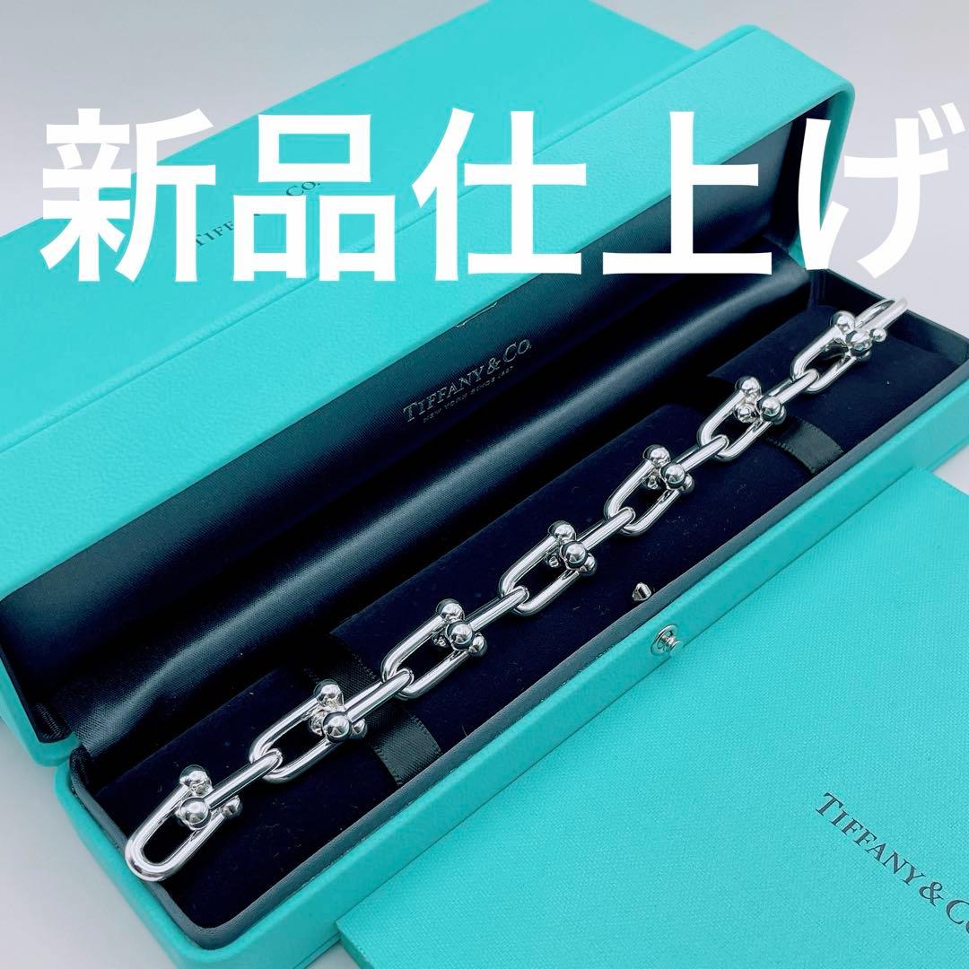 新品同様　Tiffany & Co. ブレスレット　ハードウェア　ラージ TIFFANY&Co.（ティファニー） TIFFANY & Co. HardWear ハードウェア