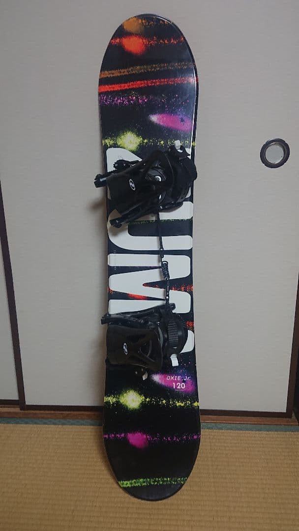 子供用 スノーボード 120㎝ 殆ど使っていません。 キッズ スノーボード 2点セット SPOON GALAXY ＆ PH-05 ビンディング