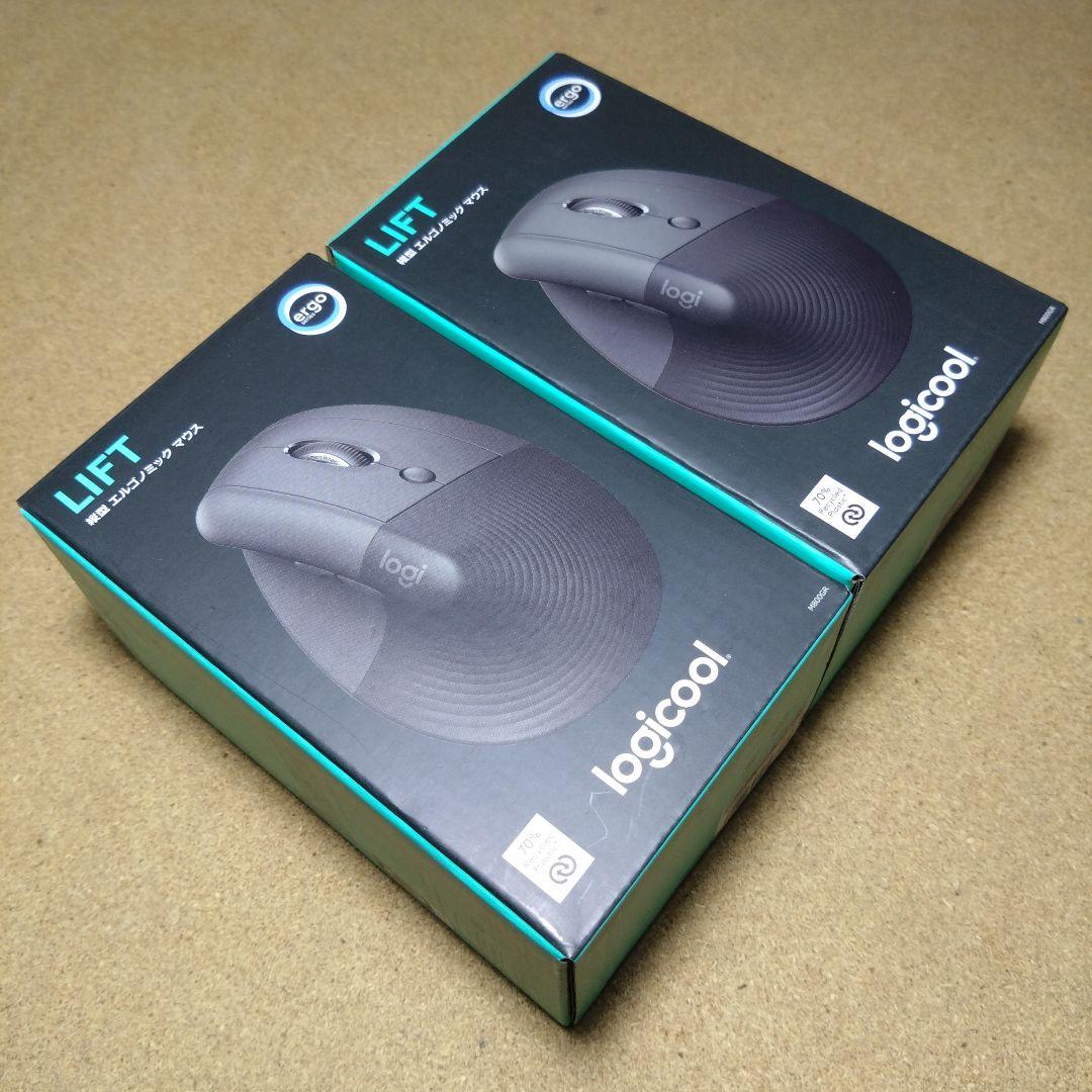 Logicool LIFT エルゴノミック マウス M800GR × 2台セット 楽天市場】ロジクール ワイヤレスマウス LIFT M800 縦型 静音