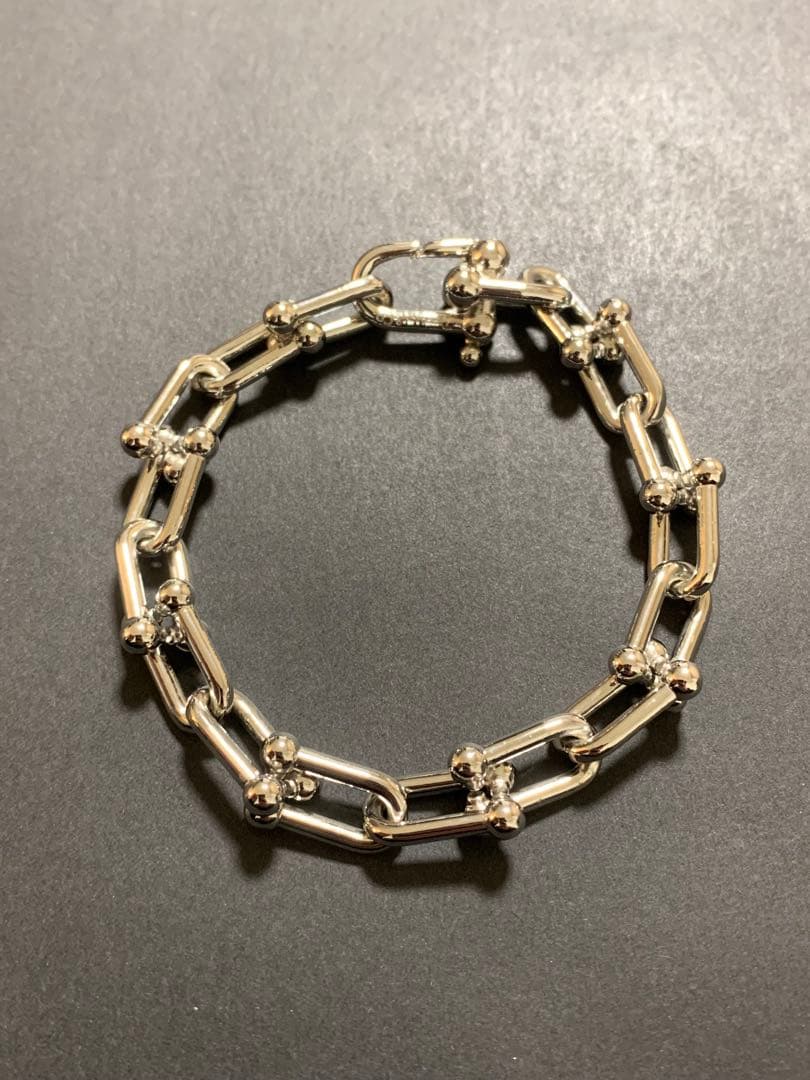 シルバー チェーンリンク ブレスレット カスタムアクセ】☆Pandora ME☆【リンクチェーン シルバー