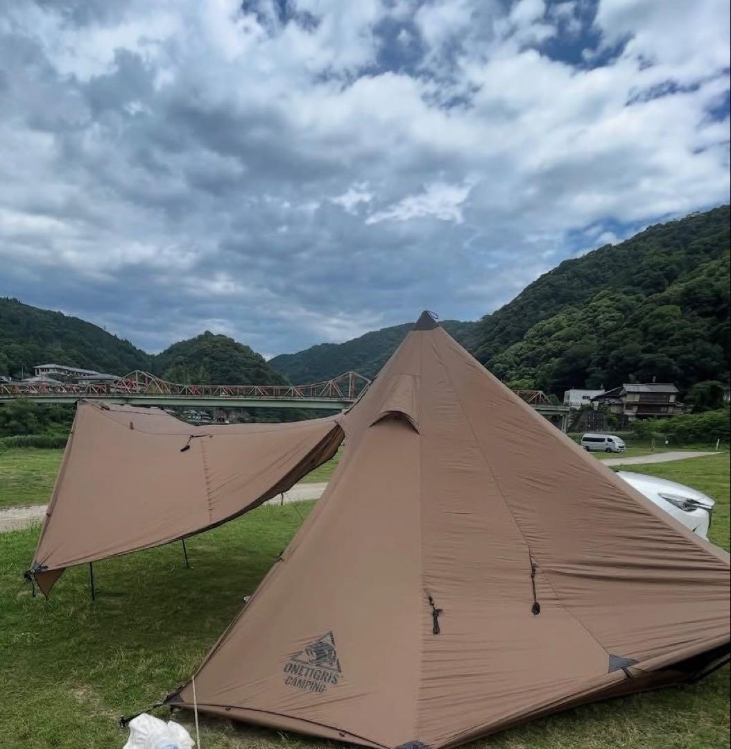 値下げ★ONETIGRIS★GASTROPOD ワンポールテント OneTigrisから変形ワンポールテント「GASTROPOD」登場 | キャンプレビュー