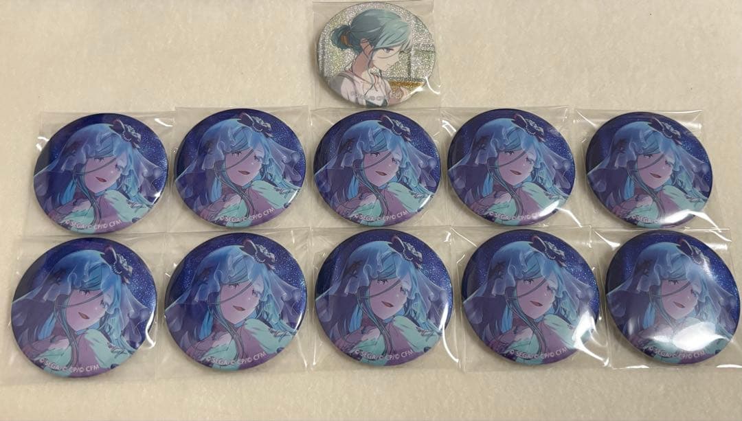 プロセカ 日野森雫グリッター缶バッジ47A,48A - メルカリ