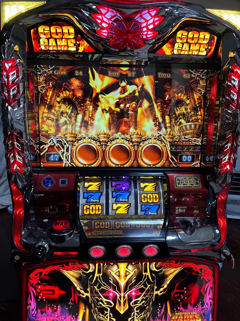 【送料無料】名機！初代 ハーデス ユニバーサル 不要機付 ダークネスパネル Yahoo!オークション -「パチスロ パネル ハーデス」の落札相場・落札価格