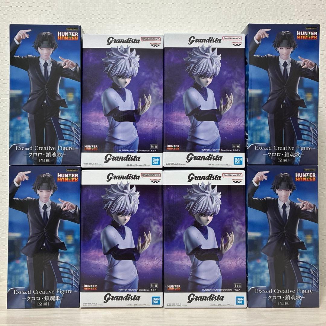 HUNTER×HUNTER フィギュアまとめ売り 8個セット HUNTER×HUNTER 一番くじ グランディスタ ぬースト 8点 まとめ売り