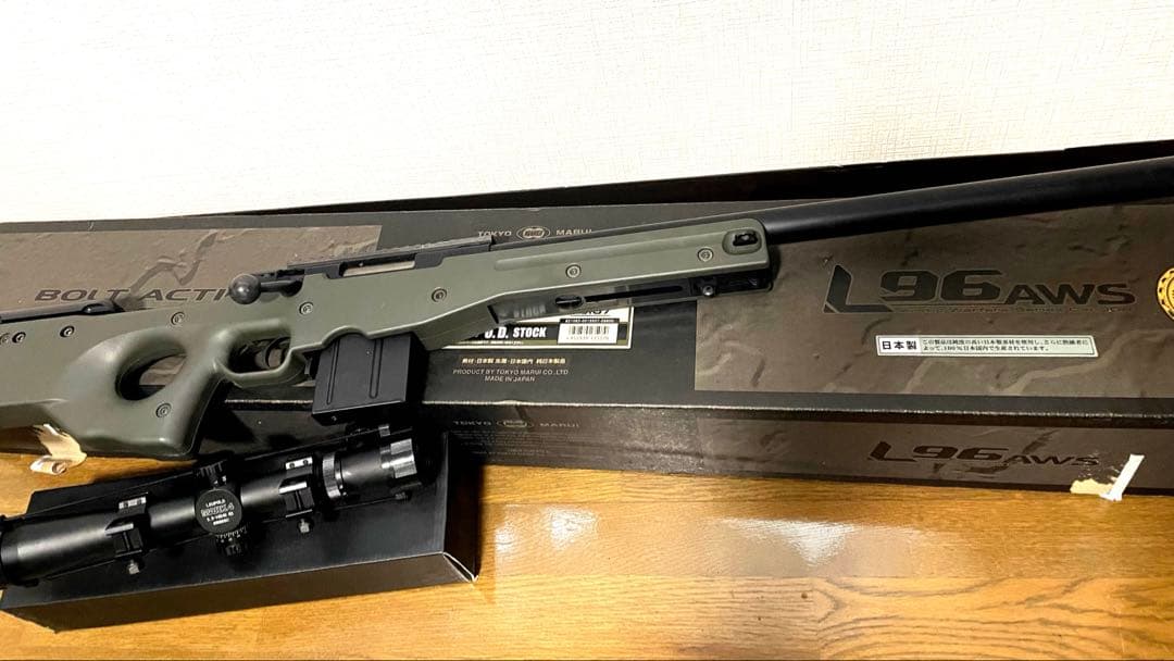 東京マルイ　L96AWS　オリーブドラブ　エアコッキング　ジャンク　赤井秀一 東京マルイ L96AWS オリーブドラブ エアコッキング ジャンク 赤井秀一