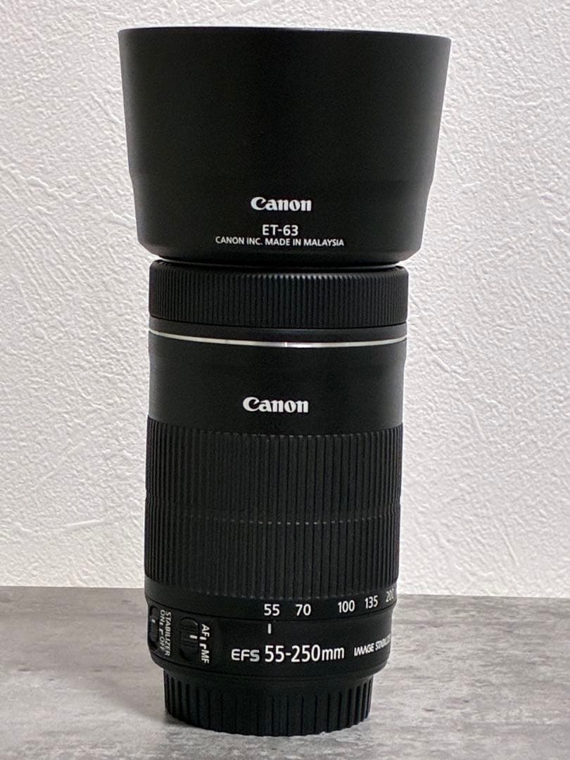 ⭐️美品⭐️Canon EF-S55-250mm IS STM フード付き望遠レンズ Amazon.co.jp: Canon 望遠レンズ EF-S55-250mm F4-5.6 IS APS-C対応