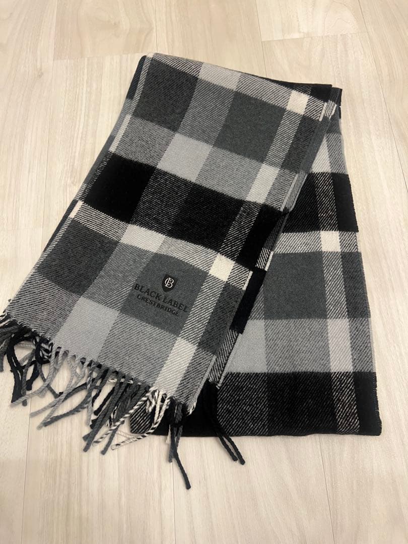 BLACK LABEL CRESTBRIDGE チェックマフラー BLACK LABEL CRESTBRIDGE（ブラックレーベル クレストブリッジ