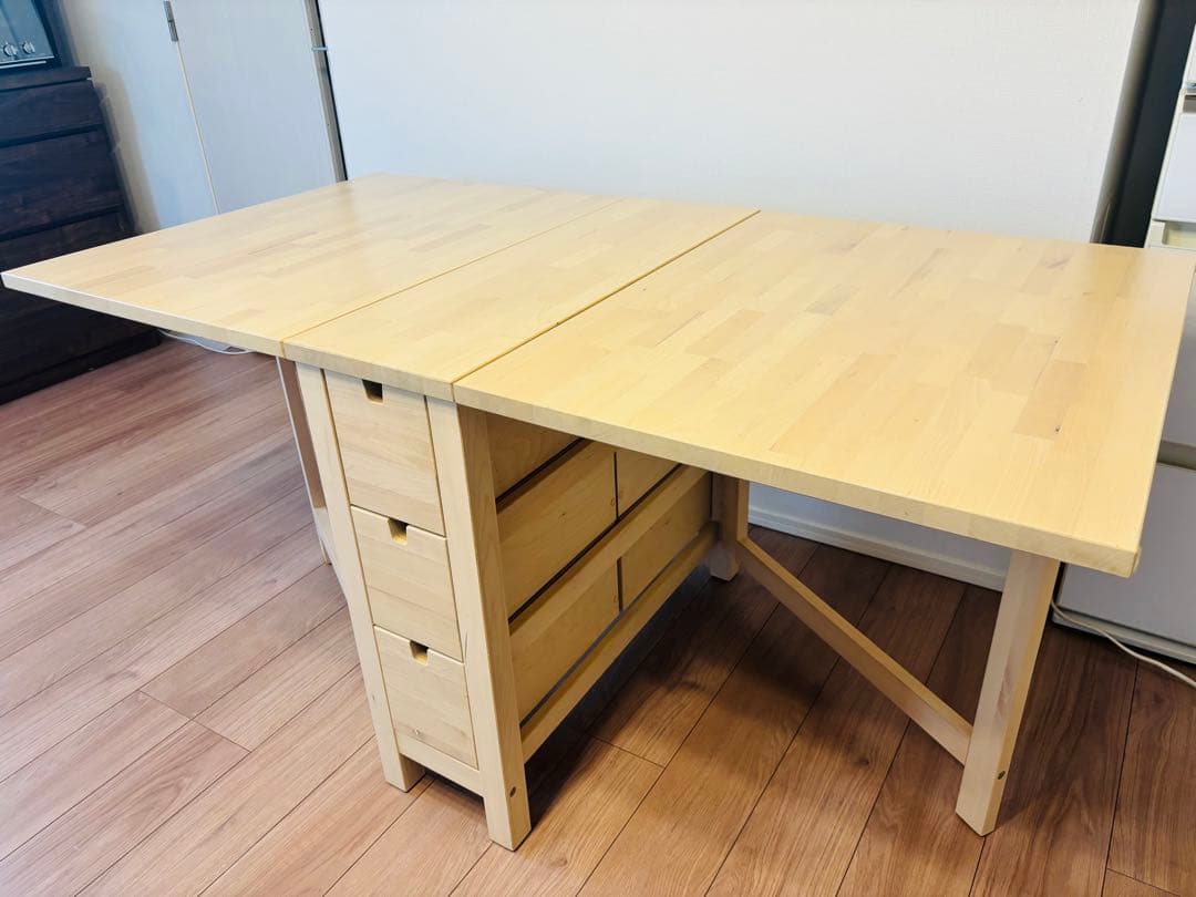 NORDEN,ノールデン,ゲートレッグテーブル,バーチ NORDEN gateleg table, birch, 101/4/35/597/8x311/2