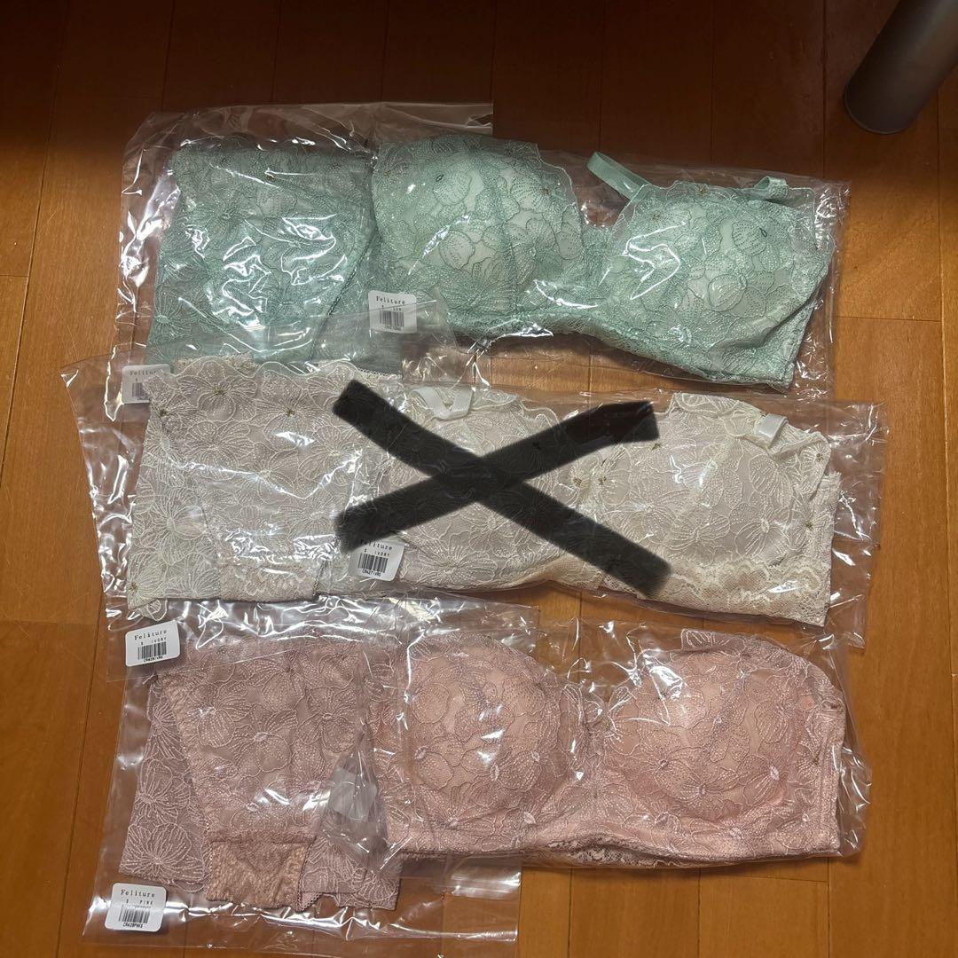 Feliture 花束スフレブラ ふわっと盛れる 花束スフレブラ -ブラ＆ショーツセット- – Feliture