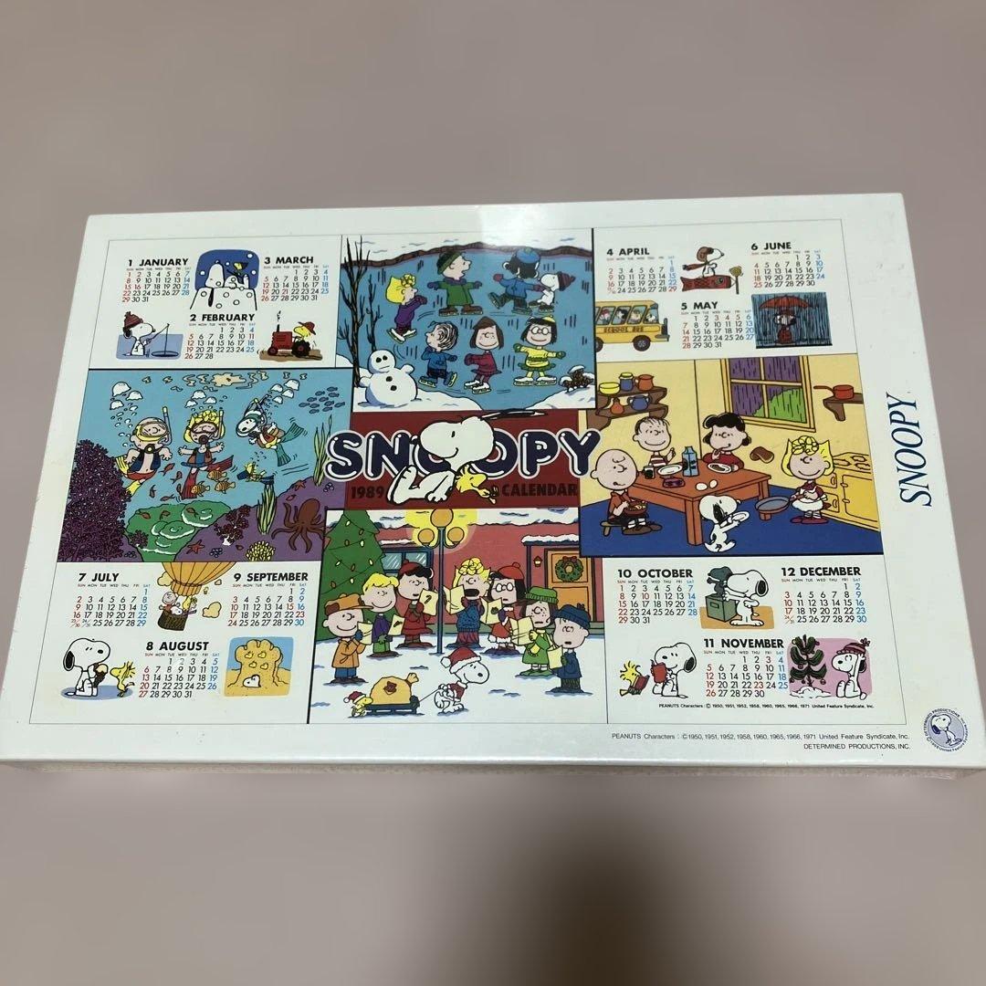 SNOOPY 1989年　カレンダー　パズル　1000ピース　アポロ社　未開封 PEANUTS スヌーピー ジグソーパズル 1000ピース アポロ社 新品未開封