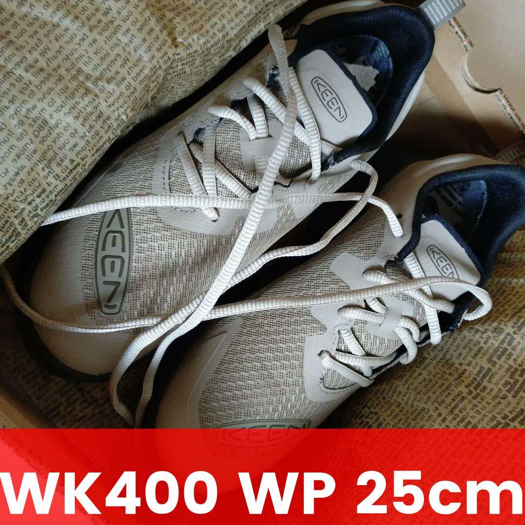 KEEN WK400 WP 25cm ウォーキングシューズ 防水 KEEN｜MEN WK400 WP メンズ ダブルケーフォーハンドレッド ウォーター