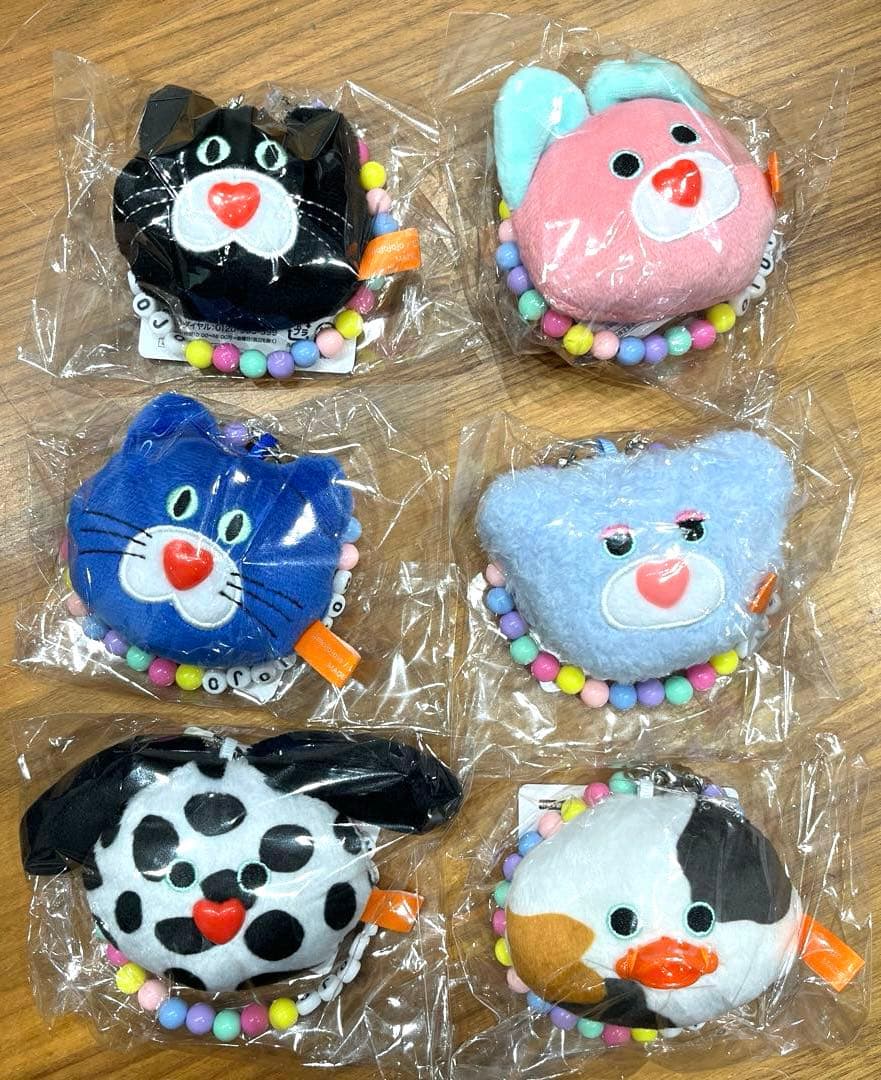 ち*ー様 mojojojo ビーズチェーン付き フェイスマスコット2 全6種セッ mojojojo ビーズチェーン付き フェイスマスコット2 全6種セット｜Yahoo