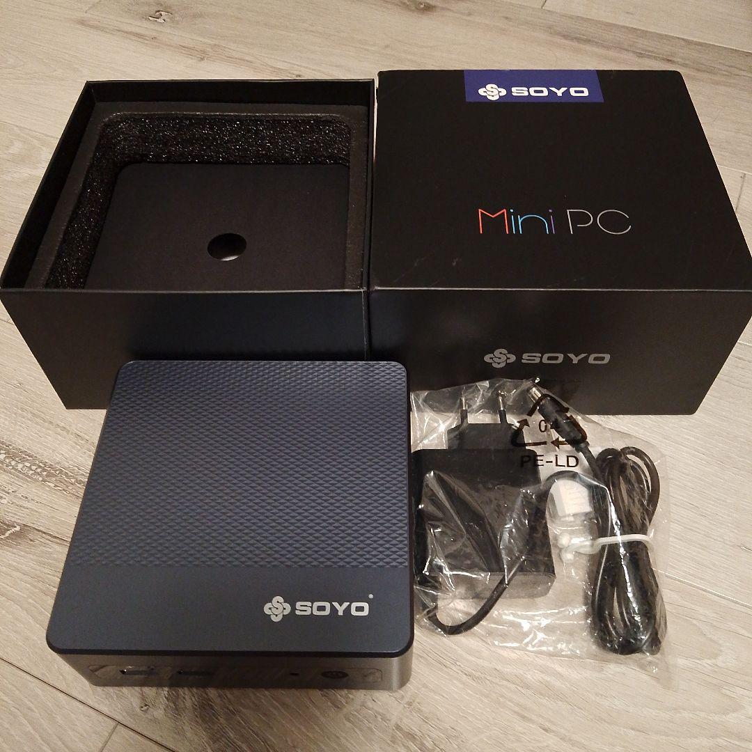 ミニPC SOYO M4 Plus N150 16GB 512GB SOYO M4 Plus ミニ PC、インテル Twin Lake N150 CPU Windows 11 Pro