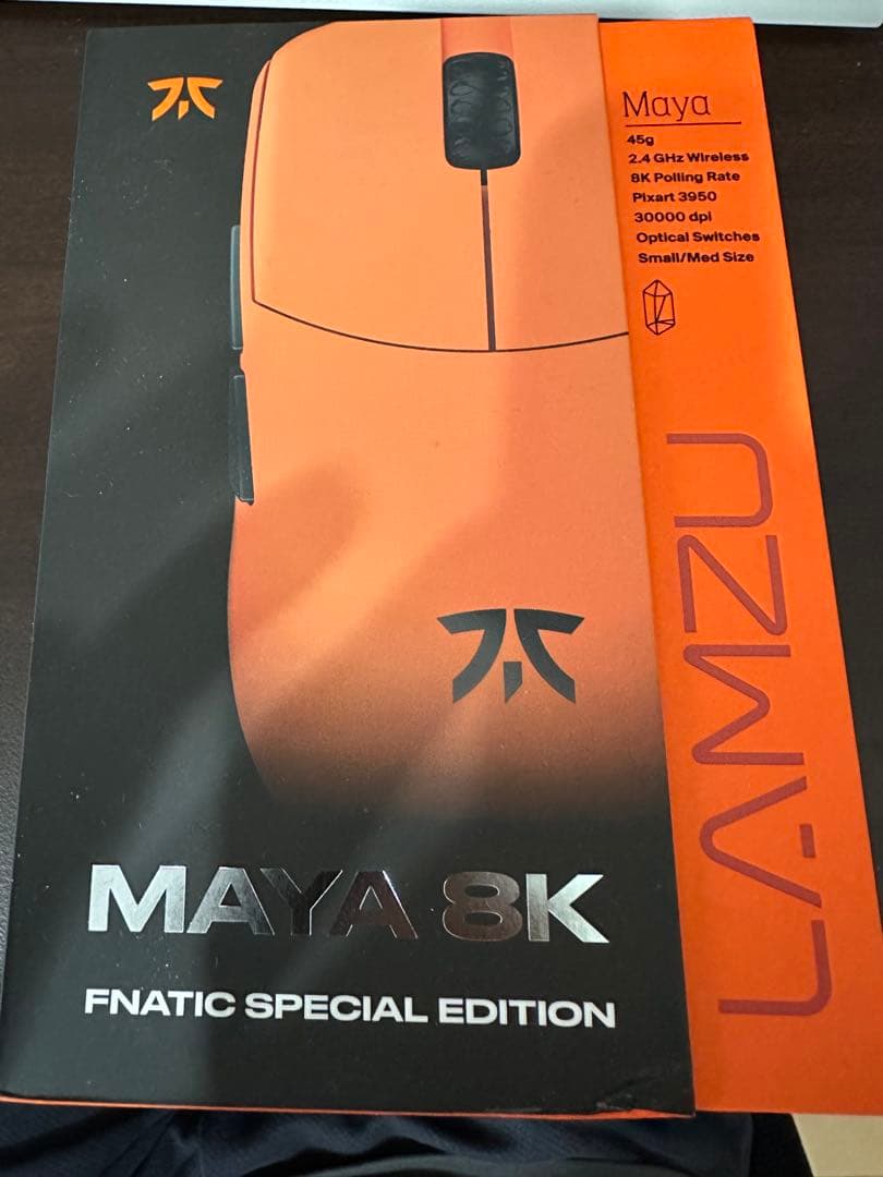 マウス・トラックボール LAMZU MAYA 8K FNATIC SPECIAL EDITION Lamzu MAYA 8K FNATIC SPECIAL EDITION | Fnatic Gear ゲーミング