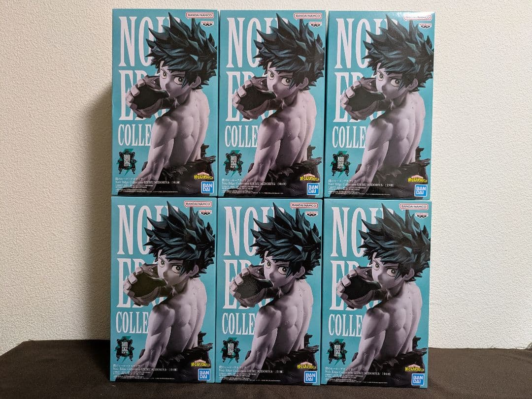 僕のヒーローアカデミア 緑谷出久 Noir Edge Collection 6体