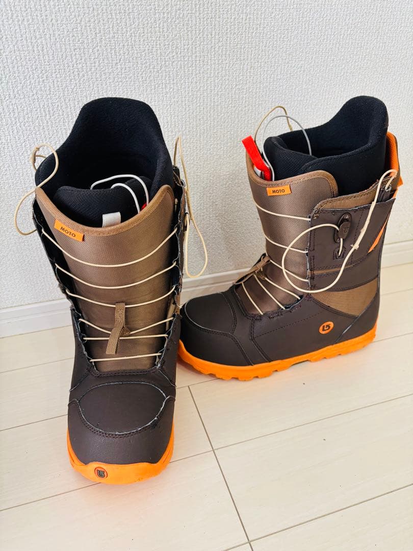Burton MOTO アジアンフィットスノーボードブーツ ブラウン28cm Burton MOTO アジアンフィットスノーボードブーツ ブラウン28cm 専用