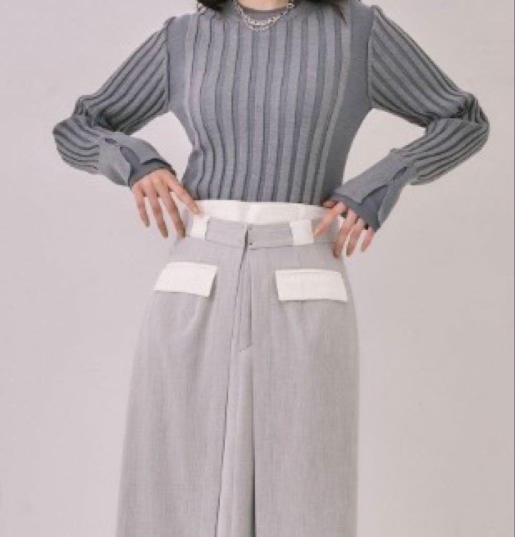 UNITED TOKYO リップルレイヤーニット リップルレイヤーニット｜ウォッシャブル/オフィスカジュアル/細見え