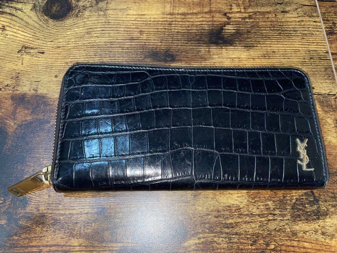 サンローラン長財布 ブラック 楽天市場】【未使用品】 サンローラン 長財布 フルジップウォレット