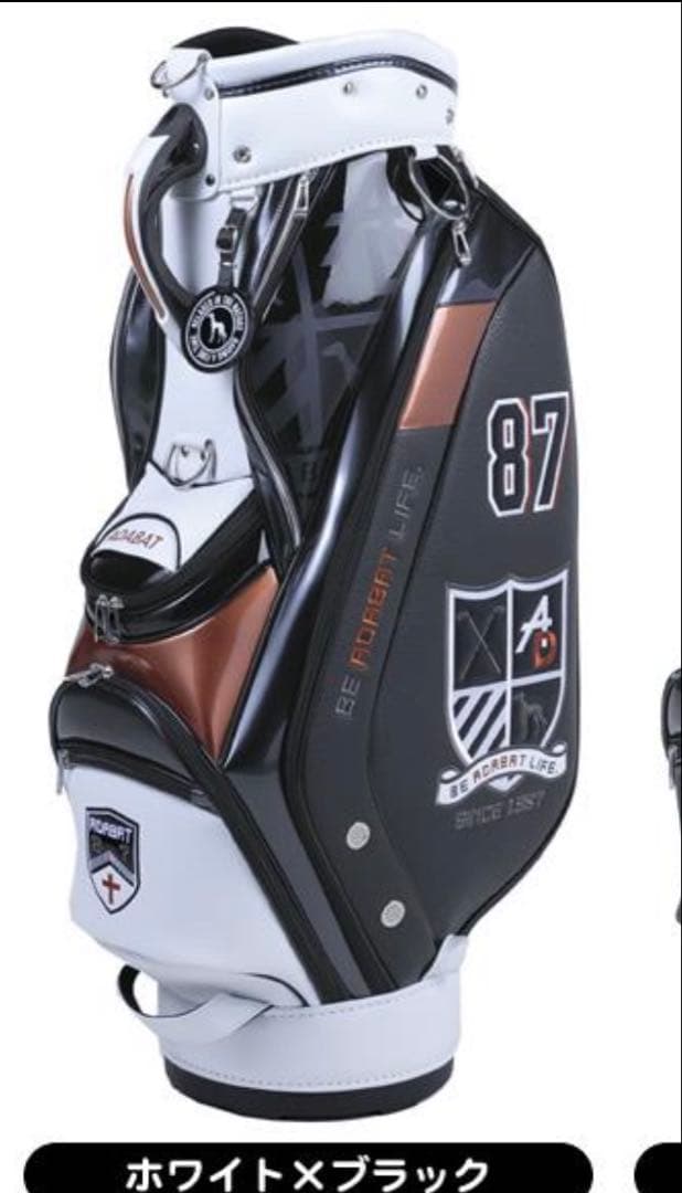 ☆☆ADABAT GOlF キャディバッグ　9型4.1K新品未使用品 adabat（アダバット） ゴルフ キャディバッグ カート型 9型 47インチ