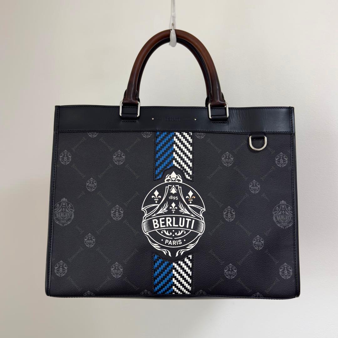 極美品 定価43.4万円 ベルルッティ 限定ウリス パティーヌレザートートバッグ Berluti（ベルルッティ） 美品 美しい パティーヌ スクリット トゥ