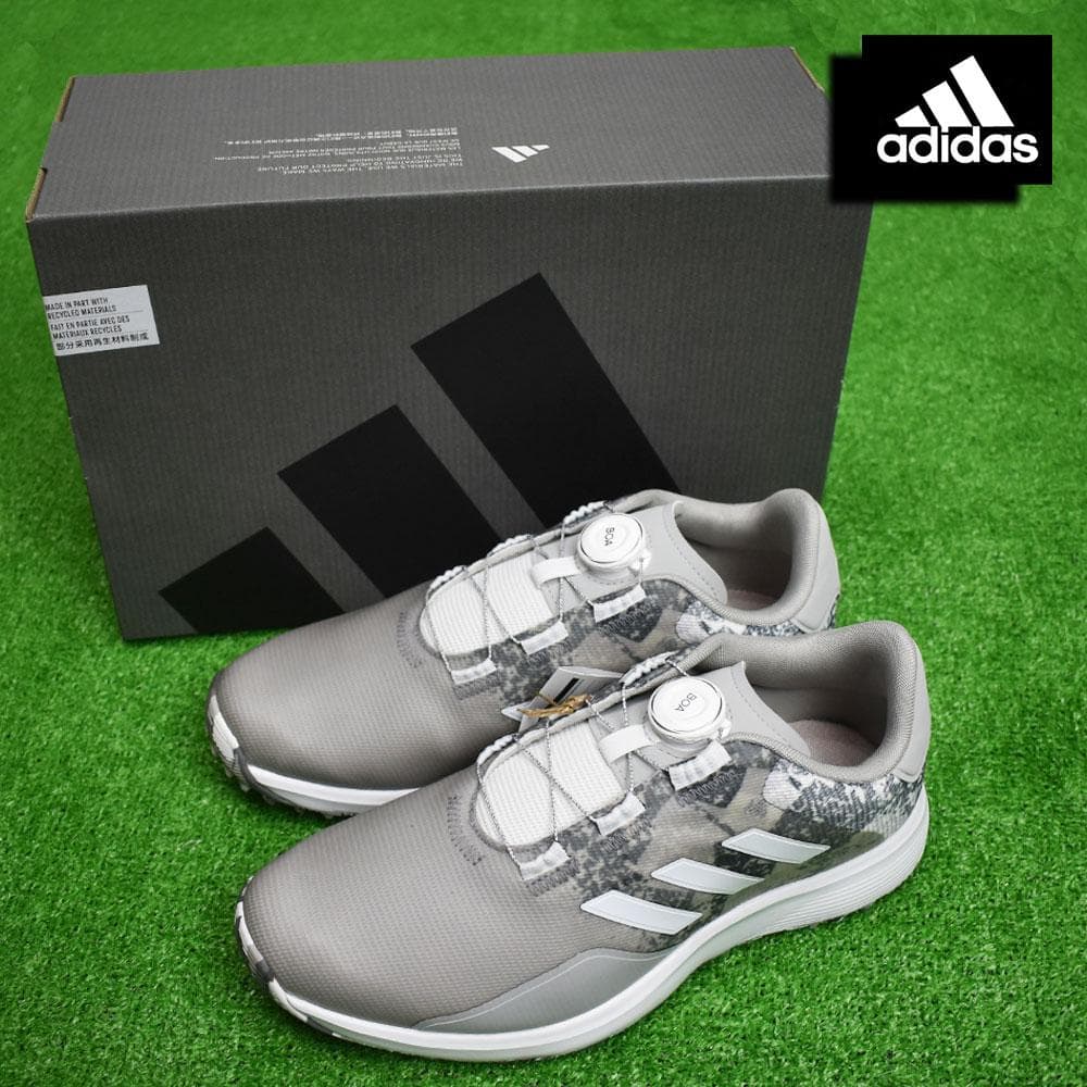 L*t様 アディダス スパイクレス ゴルフシューズ【ライトグレー/２６.５ｃｍ】 adidas（アディダス） ゴルフシューズ メンズ アディゼロZG BOA25