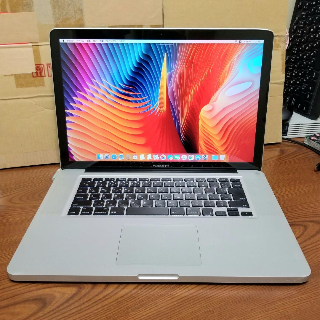 MacBook Pro 15インチ メモリ4GB HDD320GB MacBook Pro 15インチ 2019 Cランク カラー：シルバー ストレージ：1TB