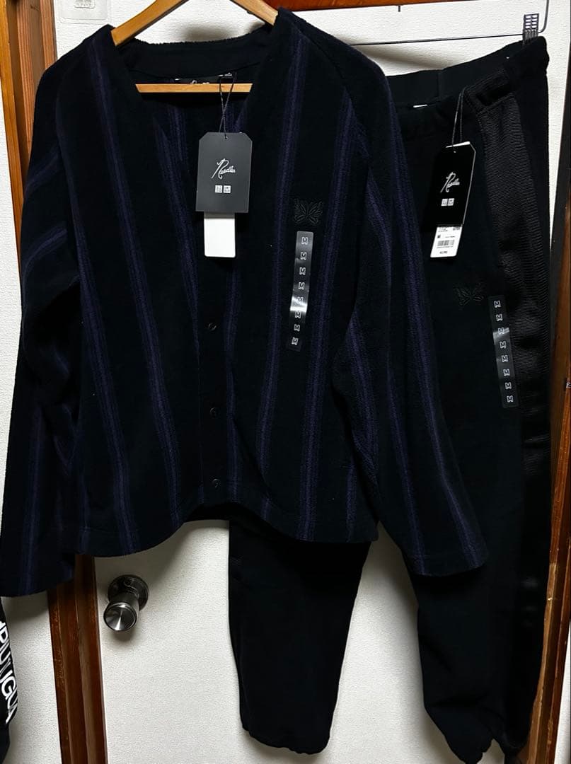 【新品】ユニクロ ニードルス コラボ フリース素材　セットアップ　サイズ　M ユニクロがニードルズと初コラボ、フリース素材を使ったコレクションを