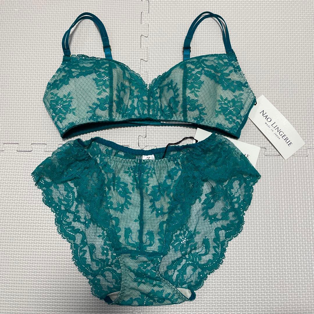 NAO LINGERIE ティール レース ノンワイヤーブラ ショーツセット 楽天市場】＼クーポン配布中／ブラジャー ショーツセット ノンワイヤー