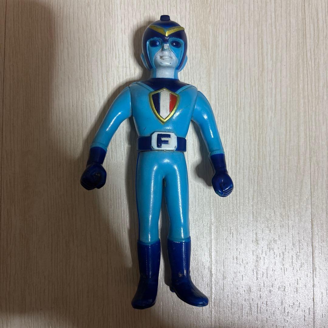 当時物　ポピー　ソフビ　バトルフィーバーJ バトルフランス　東映