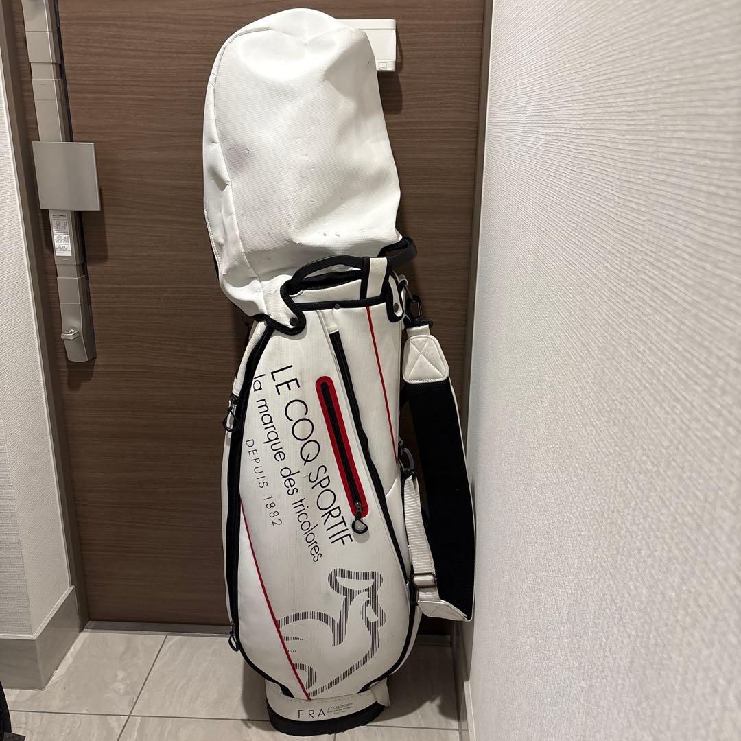 LE COQ SPORTIF ゴルフバッグ ホワイト le coq sportif GOLF（ルコックスポルティフ ゴルフ） ルコック